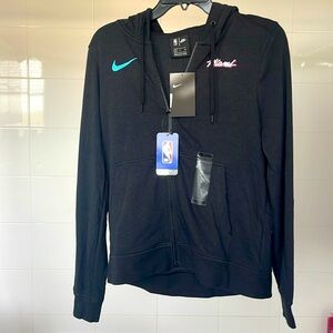 Nike Miami Heat black sweat jacket